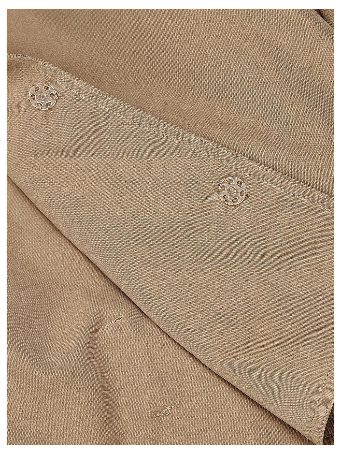 Verdusa Women's Old Money Wrap Tie Belted Trench Coat Lapel Collar Double Breasted Short Outerwear Khaki Large